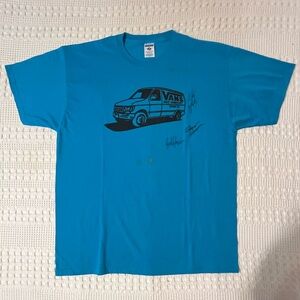 Vans Skateboard Van Tour SHIRT signed by Bucky Lasek, Omar Hassan and others -XL